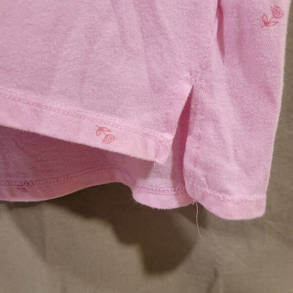 A.n.a size XL pink floral v neck tee shirt - Picture 4 of 5